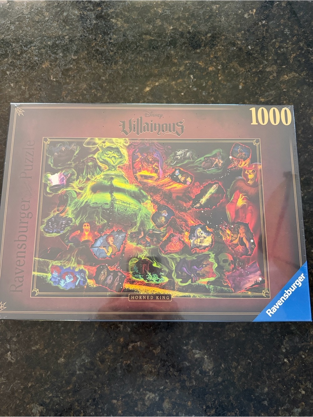 Ravensburger Disney Villainous Horned King Puzzle - Black, Green, Red